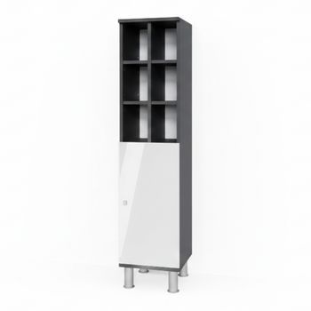 Armario Mediano Fynn 30 X 130.6 Cm Puerta Grande Vicco