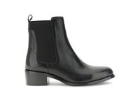 botines chelsea de piel con elasticos black 40