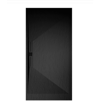 Plato De Ducha Pizarra Edis Negro  70x90 Cm Rejilla Color