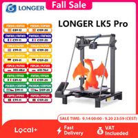 impresora 3d longer lk5 pro 90 preensamblada gran volumen de impresion de 300  300  400 mm pantalla tactil a color de 43 ventiladores de doble soplante estructura triangular estable