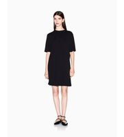 ax armani exchange para mujer xw000825af10356uc001 vestido camisero negro s casual algodon manga corta