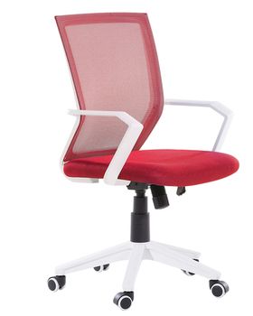 Silla de oficina giratoria rojo