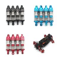 4pcs piezas de metal mejoradas amortiguadores llenos de aceite para coches y vehiculos de modelo rc 114 zd racing mt16