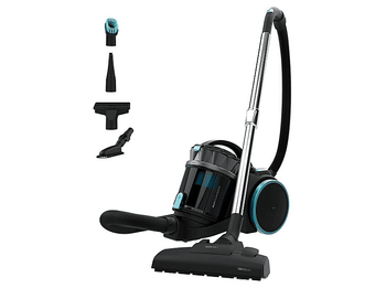 Aspirador sin bolsa - Cecotec Conga Rockstar Multicyclonic XL Animal Plus, Ciclónico, 800 W, 20 kPa, 4 L, Compacto, Mascotas, Muebles, Black