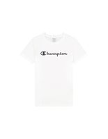 camiseta champion big script logo w white