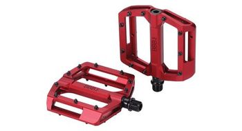 Bb enigma flat pedals matte red