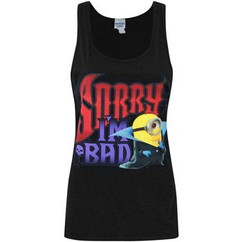 Minions Camiseta tirantes Sorry I'm Bad para mujer