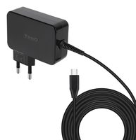 tooq cargador portatil gan usb-c pd 100w negro