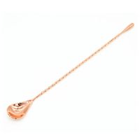 cuchara para cocteles revestimiento acero cobre cobre
