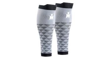 Compressport r2v2 ironman manguitos de compresion azul claro deslumbrante