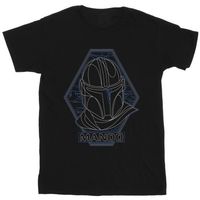 disney camiseta manga larga the mandalorian para nina