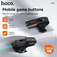 hoco gatillo de juego para telefono movil six fingers para pubg boton de disparo abs para android ios accesorios universales para gamepad