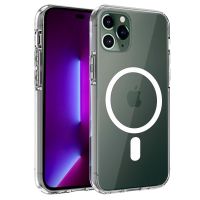cool funda magnetica transparente para iphone 14 pro