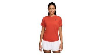 Maillot de manga corta nike trail rojo  mujer