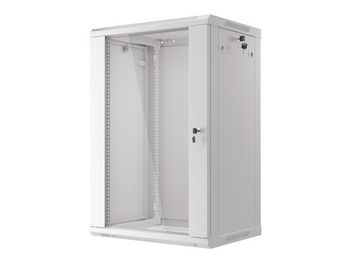 Bastidor de pared Lanberg WF01-6418-10S 18U 60kg IP20 Gris RAL7035 Autoensamblaje