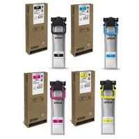 original multipack epson workforce pro wf-c5710dwf printer ink cartridges 4 pack -c13t944140
