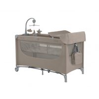 cuna 2 niveles nighty night beige 2026