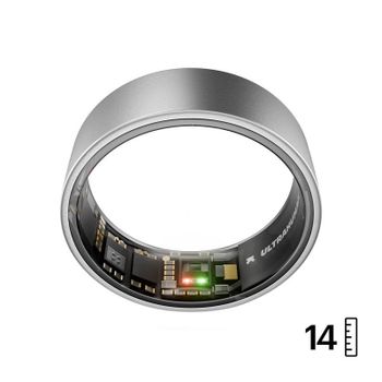 Anillo inteligente Ultrahuman Ring AIR Talla 14 Bluetooth 5.0 IPX7 6 días Android iOS Titanio