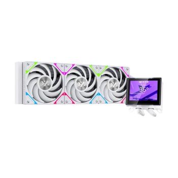 Refrigeración Líquida XYZ HYDROVIEW AIO 360mm 3 Ventiladores Pantalla LCD ARGB