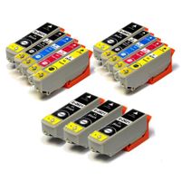 compatible multipack epson expression premium xp-620 printer ink cartridges 13 pack -c13t26214010