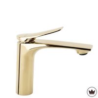 grifo de lavabo rea vision low premium gold 152 x 42 x 14 cm