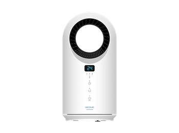 Calefactor - Cecotec Ready Warm 8200 Bladeless, 1500 W, Mando a distancia, Táctil, Pantalla LED, 3 modos, oscilación y sistema de seguridad, Blanco