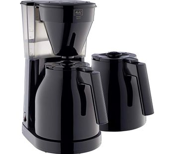 MELITTA Easy Top Therm II Filter Coffee Machine with Spare Jug - Black, Black