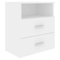 mesita de noche color blanco 50x32x60 cm vidaxl