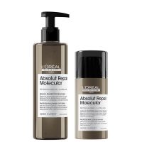 loreal professionnel serie expert absolut repair molecular rinse-off serum and mask duo for damaged hair