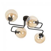 plafon de techo vesta ambar 4 luces