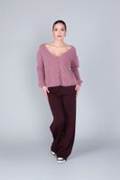 cardigan de mezcla de mohair magnolia xs