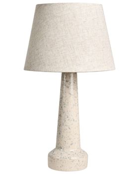 Lámpara de mesa  cerámica beige claro