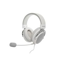 auriculares genesis con cable 53mm microfono desmontable ligeros blancos para gaming