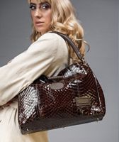 shopper bag anaconda brown
