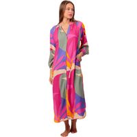 admas vestido largo vestido de verano largo midi con mangas largas y cierre para mujer