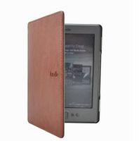 funda de cuero para lector de libros electronicos amazon kindle 45 6 pulgadas no apto para kindle touch 1 ud