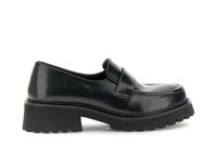 mocasines de piel envejecida black 39