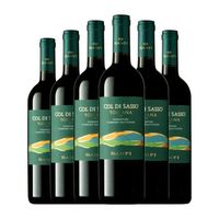 castello banfi vino tinto col di sasso italia 75 cl 135 vol pack de 6 unidades