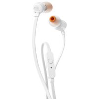 jbl t110 auriculares con microfono blanco