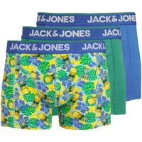 jack  jones boxer 12255839 jacpineapple skull trunks 3 pack sn multicolor para hombre