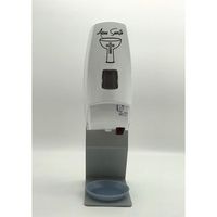 dispensador automatico para agua bendita de sobremesa diseno 2 logo color negro