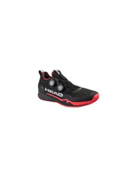 Zapatillas de Tenis Head Endure Pro Boa Clay Hombre Negro/Rojo