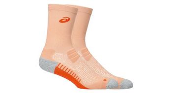 Calcetines asics performance run crew naranja