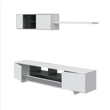 Muebles de Salón 3 Piezas FORÉS Belus 46x2,00x41 cm - Bicolor