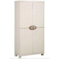 armario escobero 90 cm plastiken beige