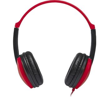 KIDZ GV-590-RB Kids Headphones - Red & Black, Red