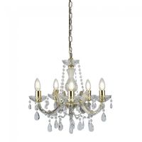 lampara de arana marie therese ii 5 luces