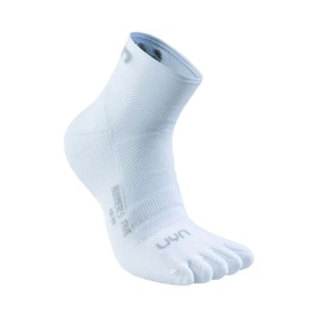UYN Runner'S Five Low Cut Calcetines Para Correr Mujeres-Blanco
