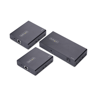extensor divisor 2 puertos hdmi 4k por cable cat6 ethernet