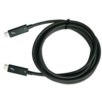 Cable Thunderbolt 3 QNAP 1,5 m 40 Gbit/s Negro